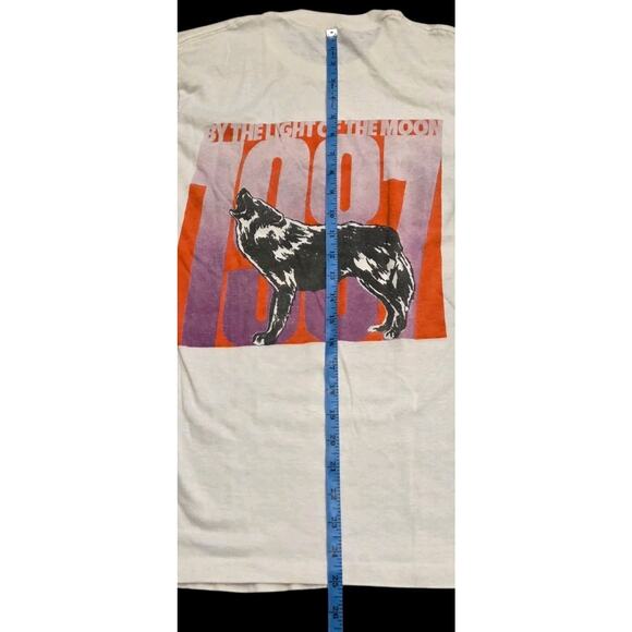 Vtg Los Lobos Band Tee 1987 By Light Of Moon RARE Graphic USA Single Stitch LG - Picture 10 of 10